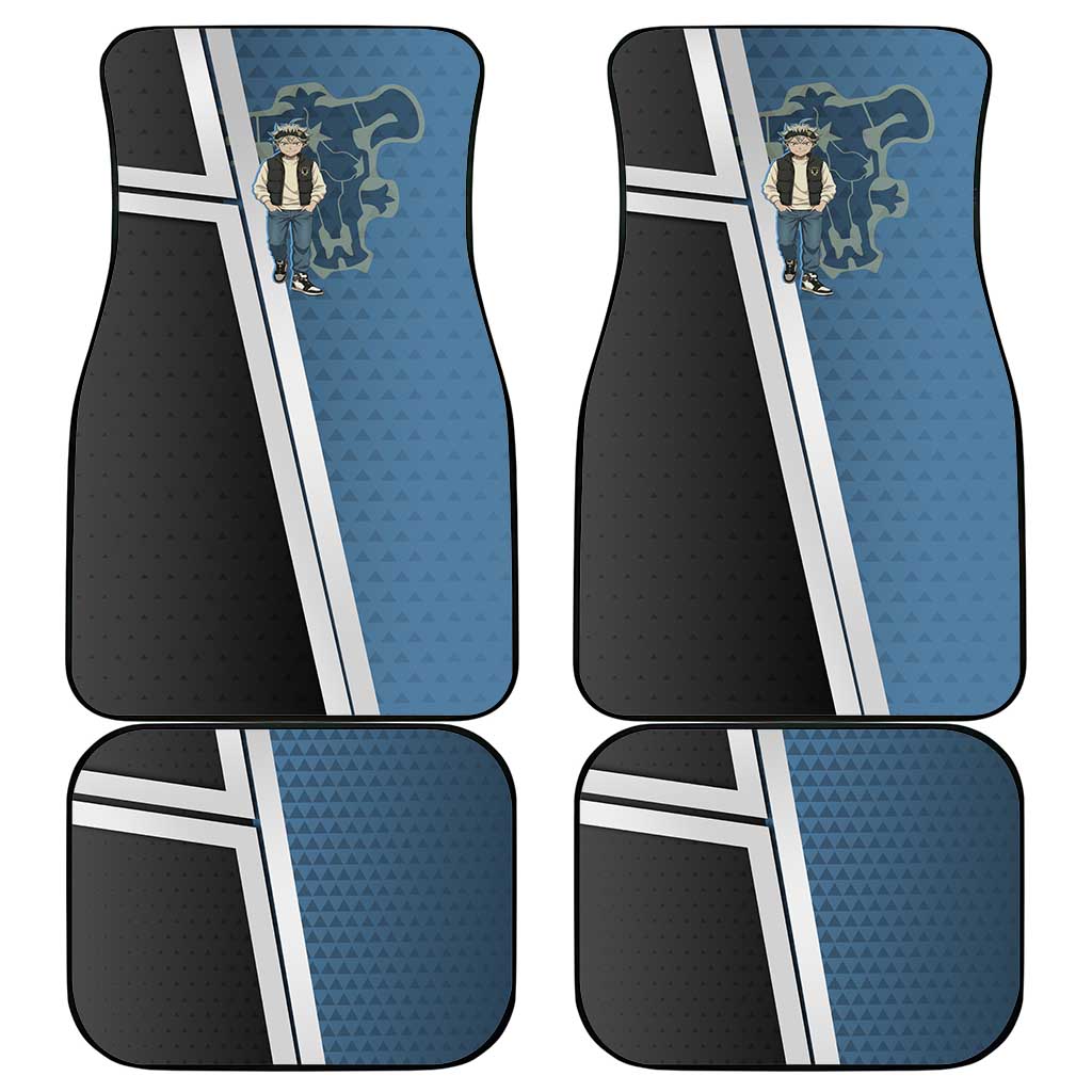 Asta from Black Clover in Modern Streetwear Car Mats Black Clover Anime Aesthetic - Asta Style