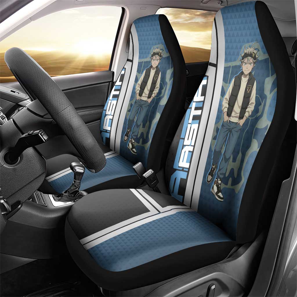 Asta from Black Clover in Modern Streetwear Car Seat Cover Black Clover Anime Aesthetic - Asta Style