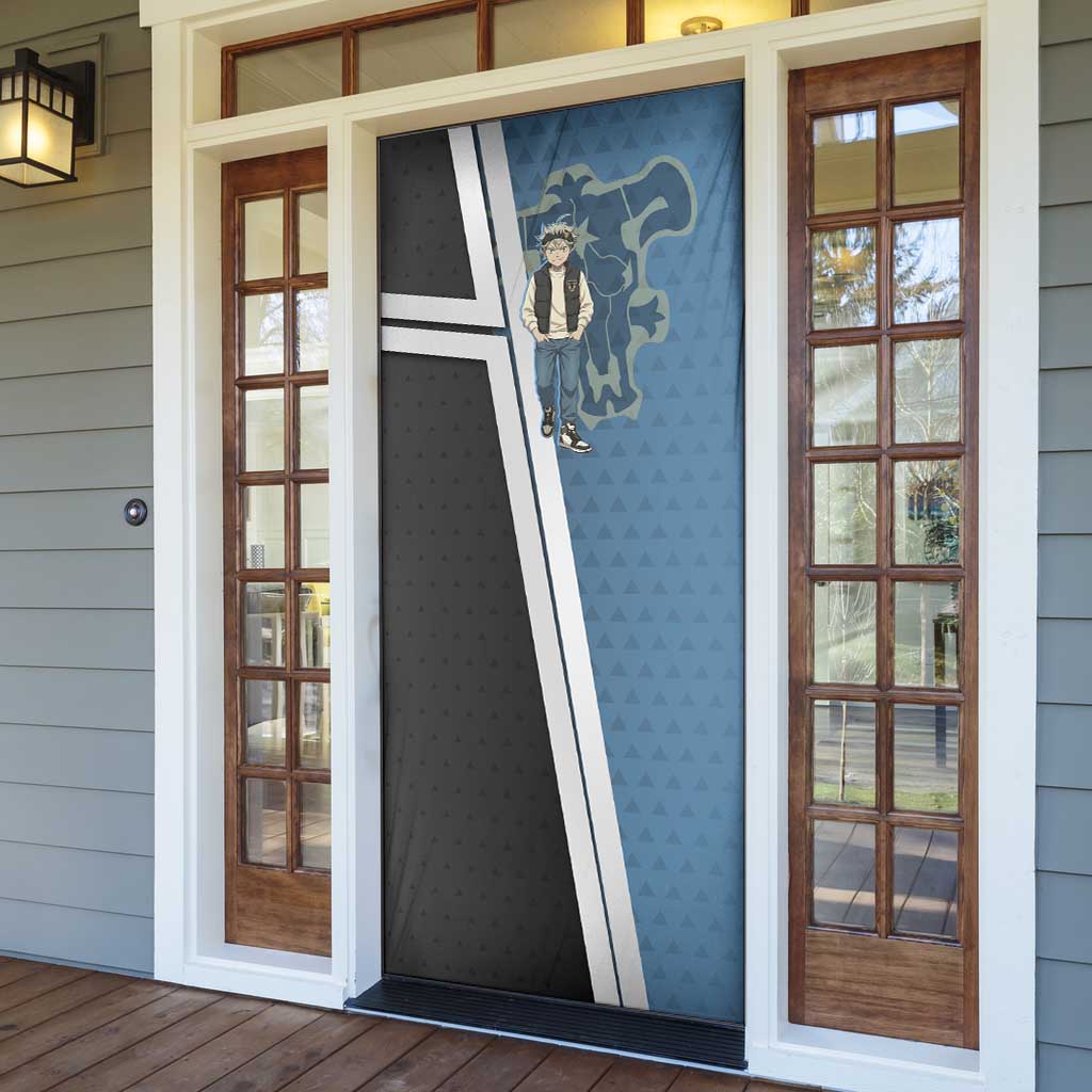Asta from Black Clover in Modern Streetwear Door Cover Black Clover Anime Aesthetic - Asta Style