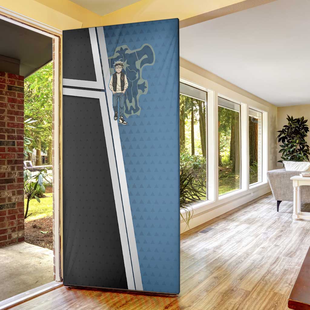 Asta from Black Clover in Modern Streetwear Door Cover Black Clover Anime Aesthetic - Asta Style