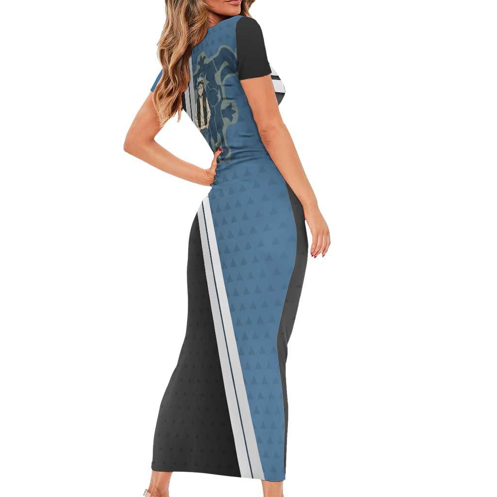 Asta from Black Clover in Modern Streetwear Family Matching Short Sleeve Bodycon Dress and Hawaiian Shirt Black Clover Anime Aesthetic - Asta Style