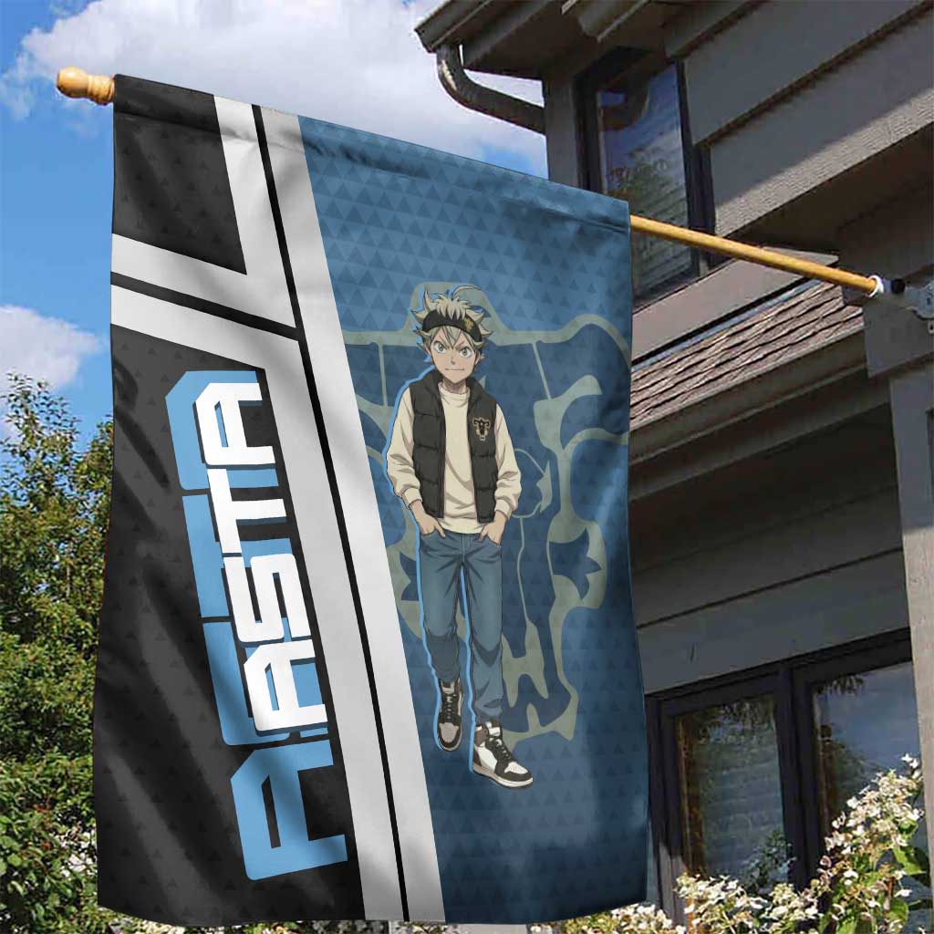 Asta from Black Clover in Modern Streetwear Garden Flag Black Clover Anime Aesthetic - Asta Style