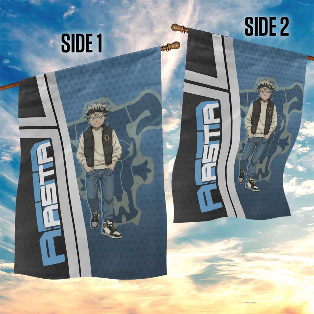 Asta from Black Clover in Modern Streetwear Garden Flag Black Clover Anime Aesthetic - Asta Style