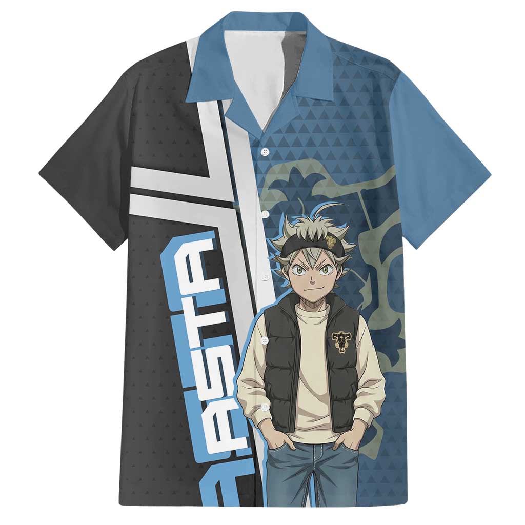 Asta from Black Clover in Modern Streetwear Hawaiian Shirt Black Clover Anime Aesthetic - Asta Style