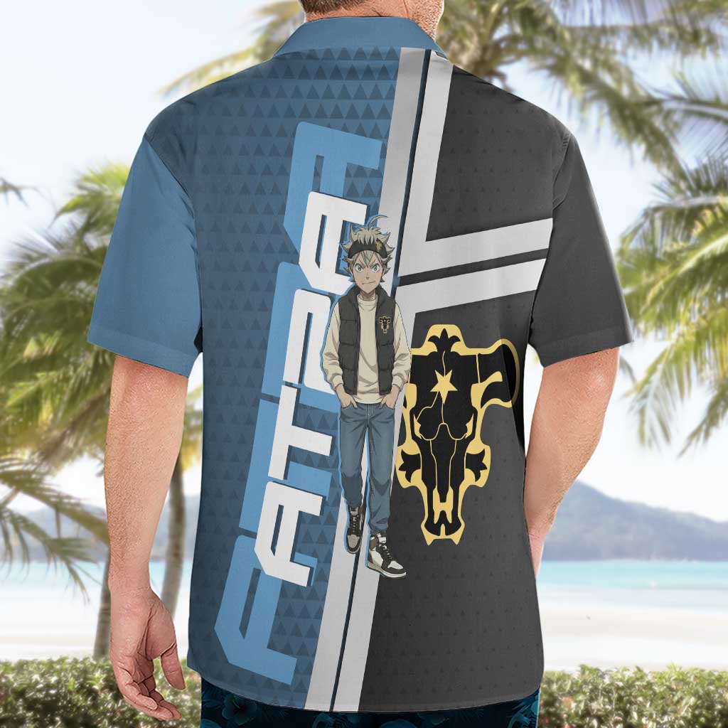 Asta from Black Clover in Modern Streetwear Hawaiian Shirt Black Clover Anime Aesthetic - Asta Style