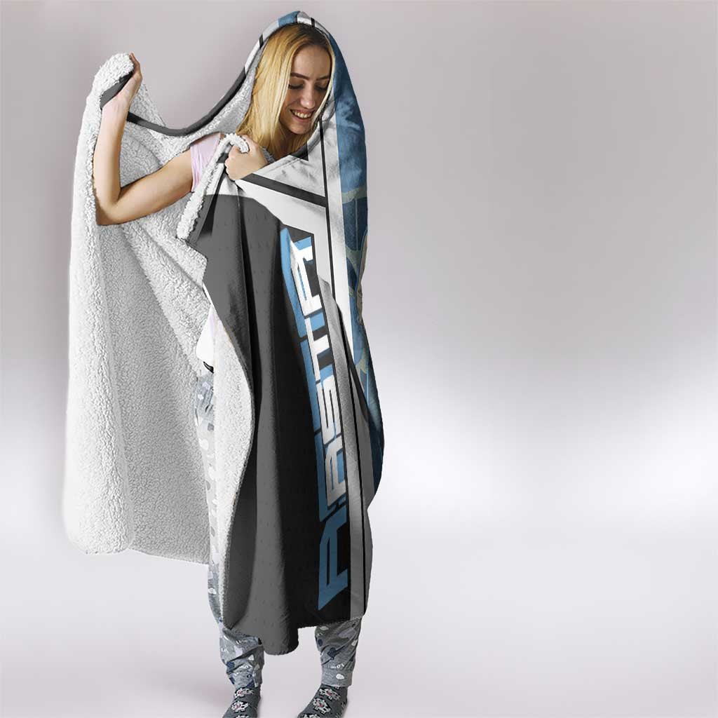 Asta from Black Clover in Modern Streetwear Hooded Blanket Black Clover Anime Aesthetic - Asta Style
