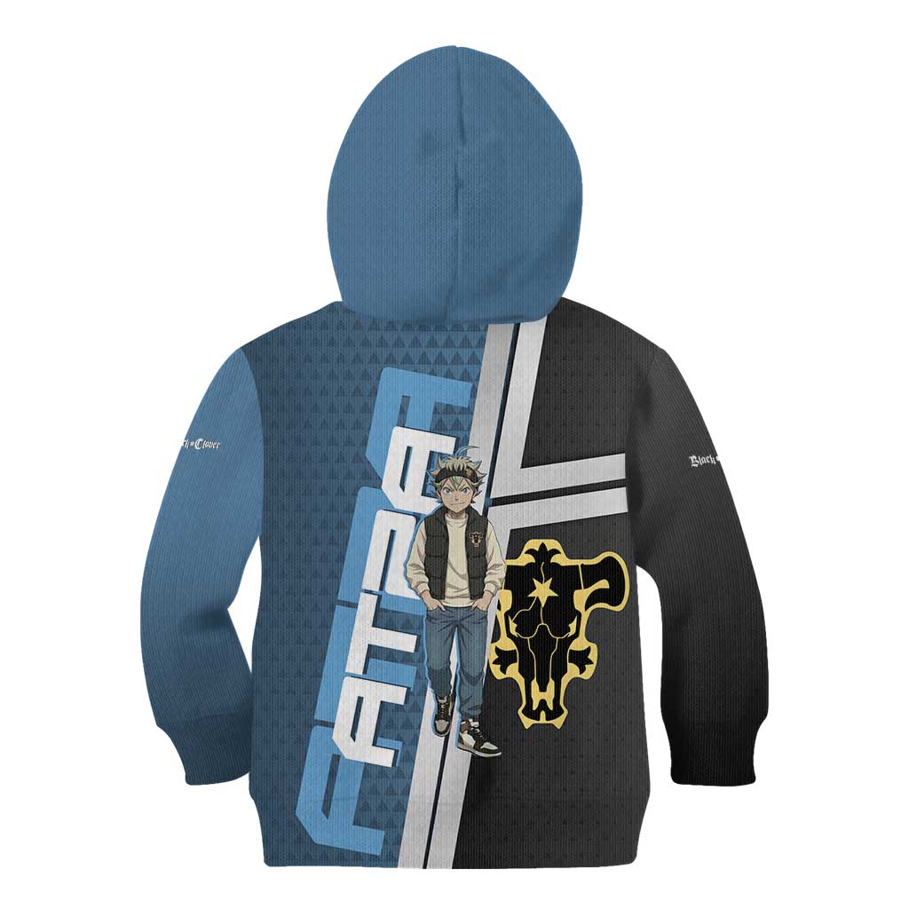 Asta from Black Clover in Modern Streetwear Kid Hoodie Black Clover Anime Aesthetic - Asta Style