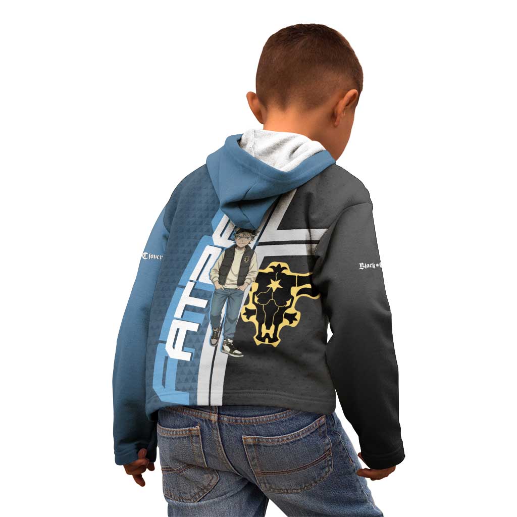 Asta from Black Clover in Modern Streetwear Kid Hoodie Black Clover Anime Aesthetic - Asta Style
