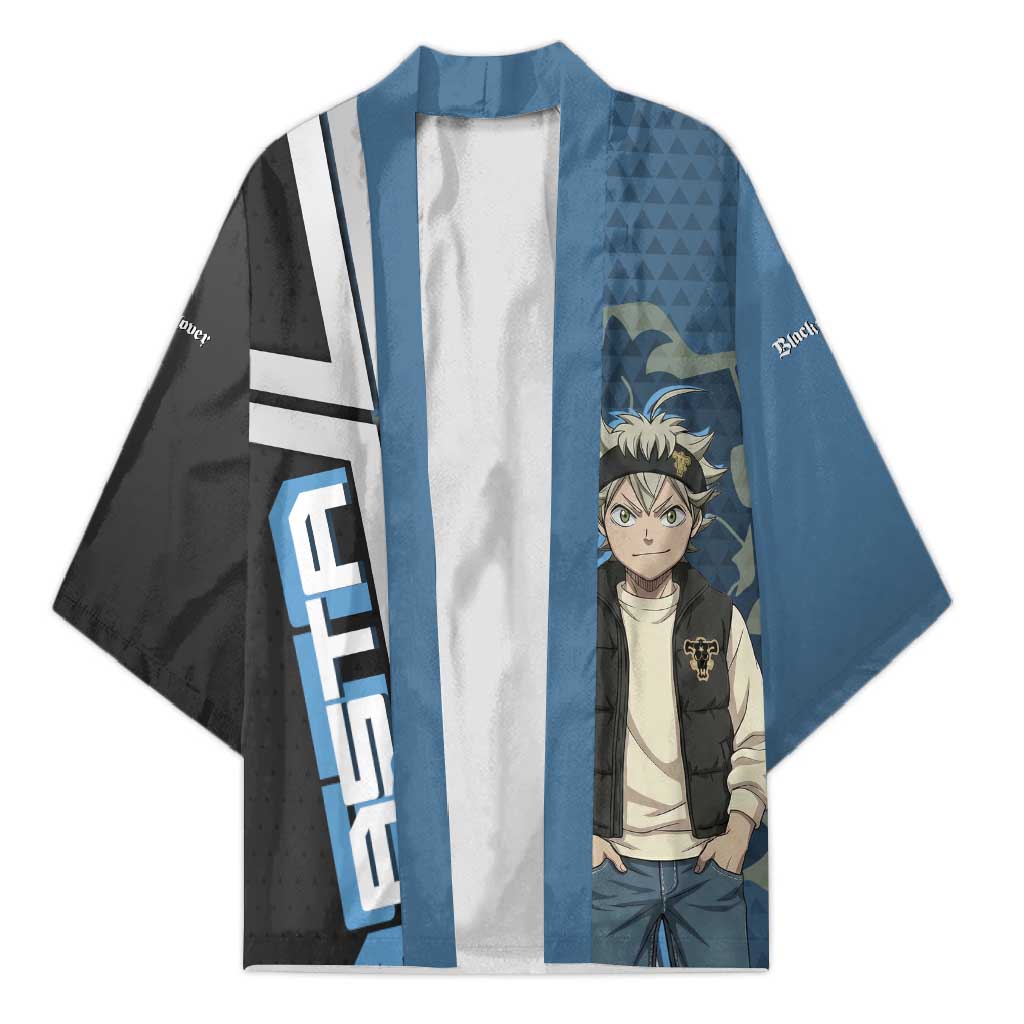 Asta from Black Clover in Modern Streetwear Kimono Black Clover Anime Aesthetic - Asta Style