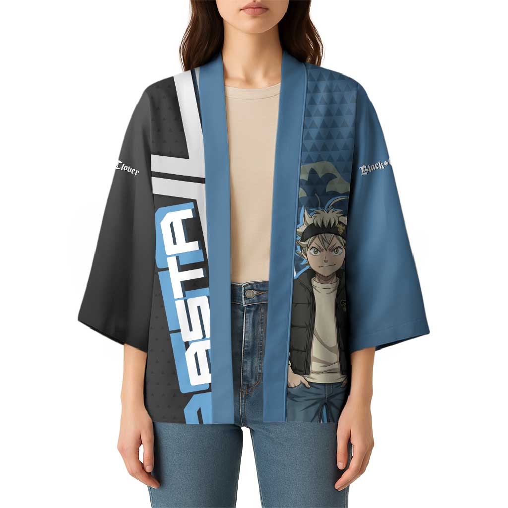 Asta from Black Clover in Modern Streetwear Kimono Black Clover Anime Aesthetic - Asta Style