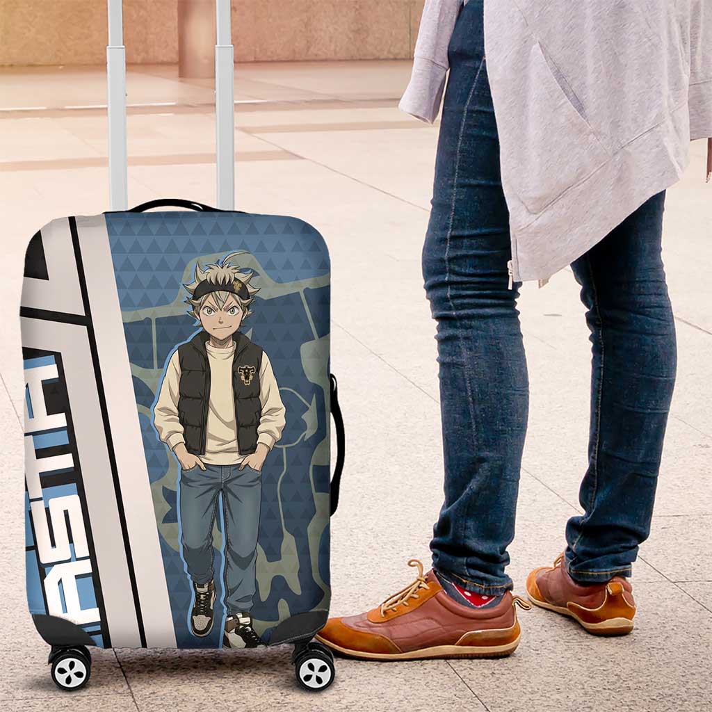 Asta from Black Clover in Modern Streetwear Luggage Cover Black Clover Anime Aesthetic - Asta Style