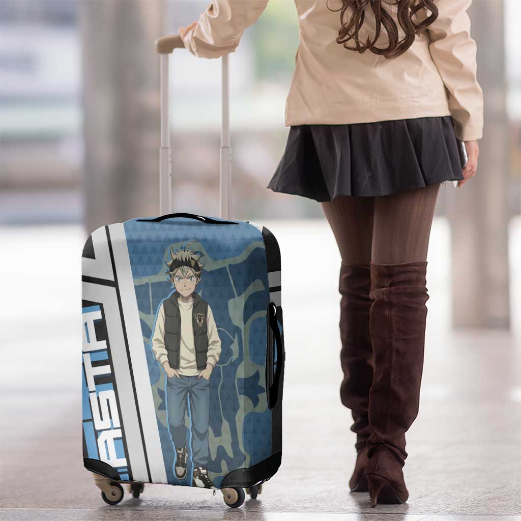 Asta from Black Clover in Modern Streetwear Luggage Cover Black Clover Anime Aesthetic - Asta Style