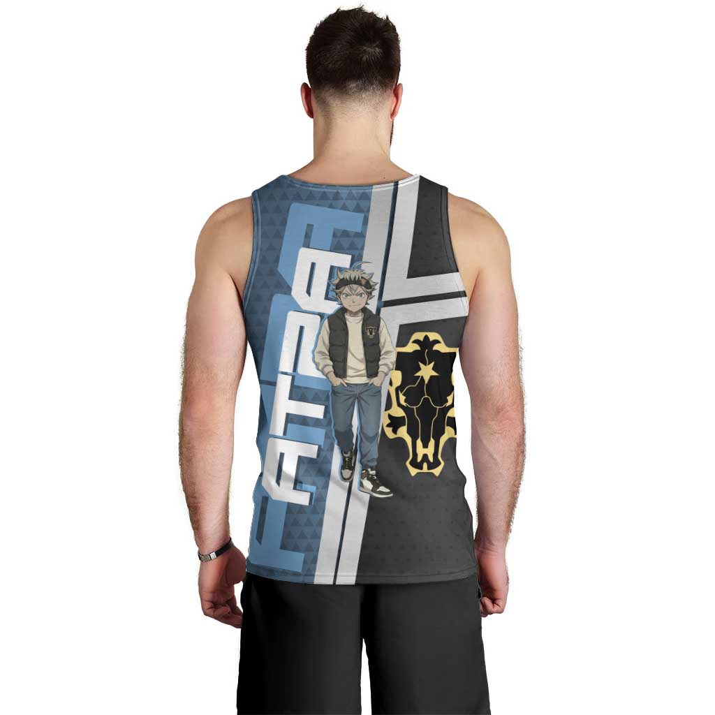Asta from Black Clover in Modern Streetwear Men Tank Top Black Clover Anime Aesthetic - Asta Style