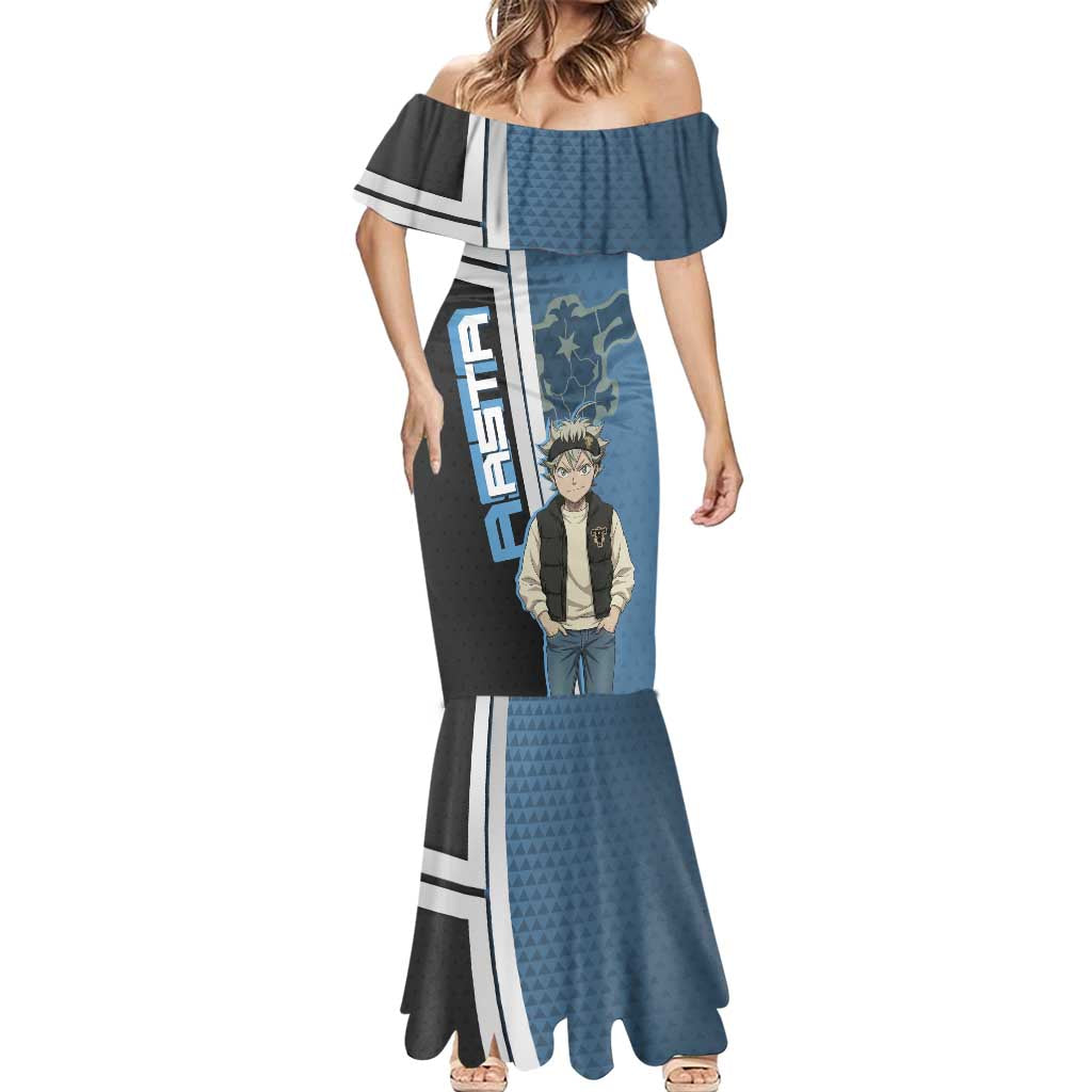 Asta from Black Clover in Modern Streetwear Mermaid Dress Black Clover Anime Aesthetic - Asta Style