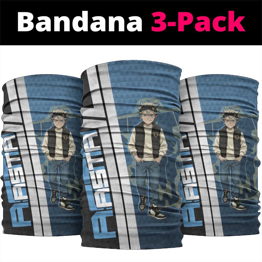 Asta from Black Clover in Modern Streetwear Neck Gaiter Black Clover Anime Aesthetic - Asta Style
