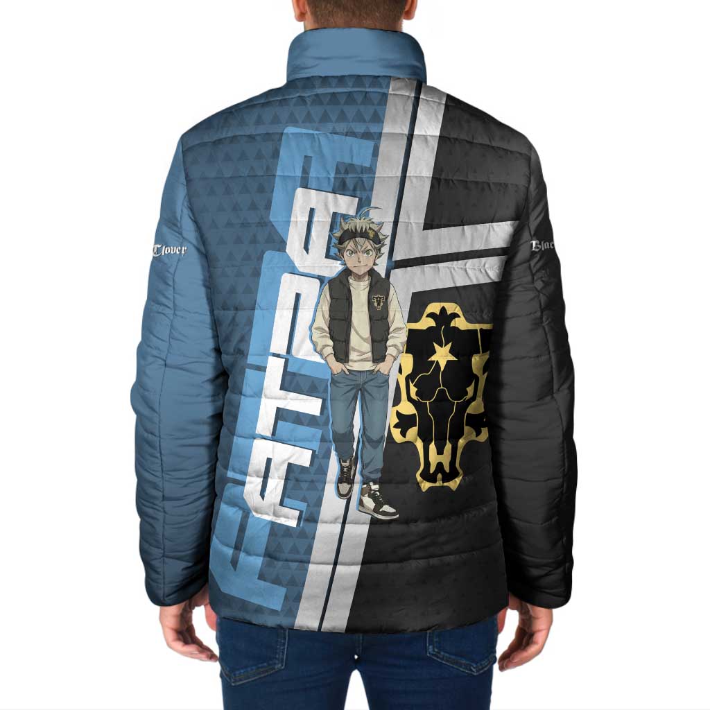 Asta from Black Clover in Modern Streetwear Padded Jacket Black Clover Anime Aesthetic - Asta Style
