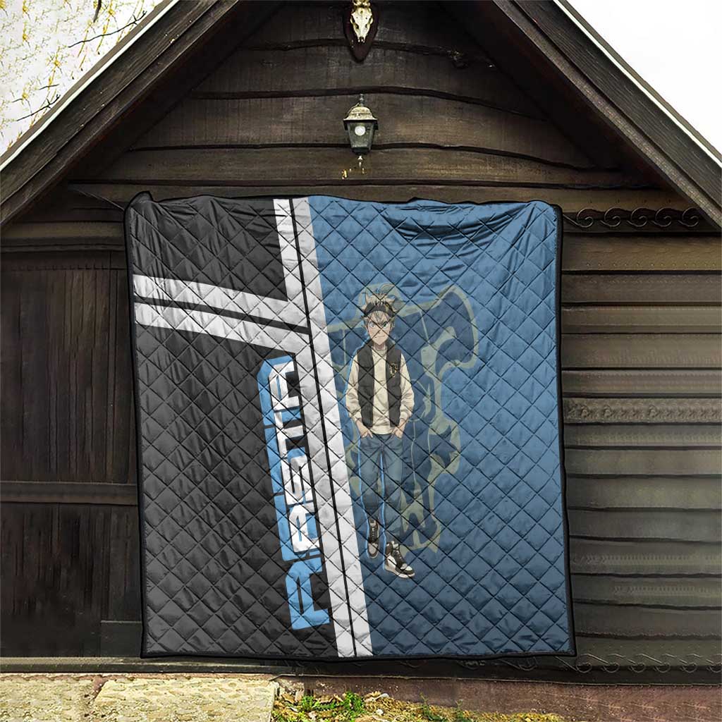 Asta from Black Clover in Modern Streetwear Quilt Black Clover Anime Aesthetic - Asta Style