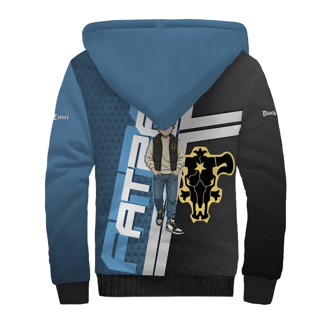 Asta from Black Clover in Modern Streetwear Sherpa Hoodie Black Clover Anime Aesthetic - Asta Style