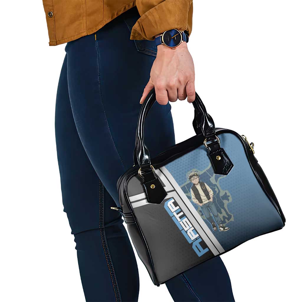 Asta from Black Clover in Modern Streetwear Shoulder Handbag Black Clover Anime Aesthetic - Asta Style