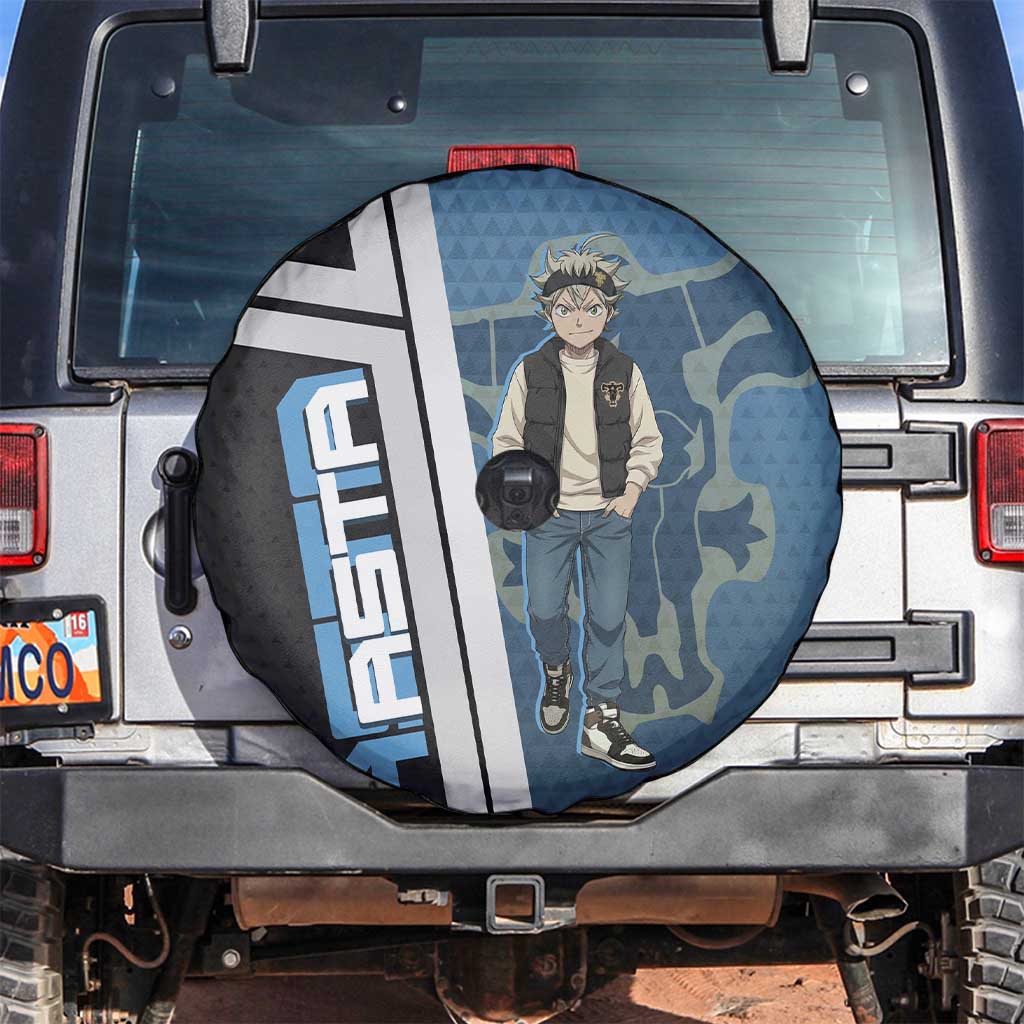 Asta from Black Clover in Modern Streetwear Spare Tire Cover Black Clover Anime Aesthetic - Asta Style