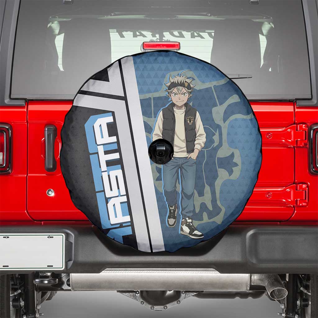 Asta from Black Clover in Modern Streetwear Spare Tire Cover Black Clover Anime Aesthetic - Asta Style