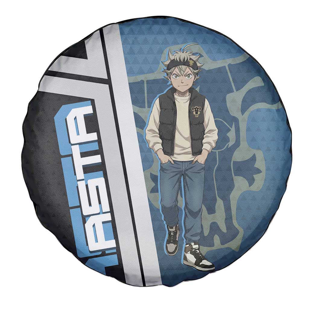 Asta from Black Clover in Modern Streetwear Spare Tire Cover Black Clover Anime Aesthetic - Asta Style