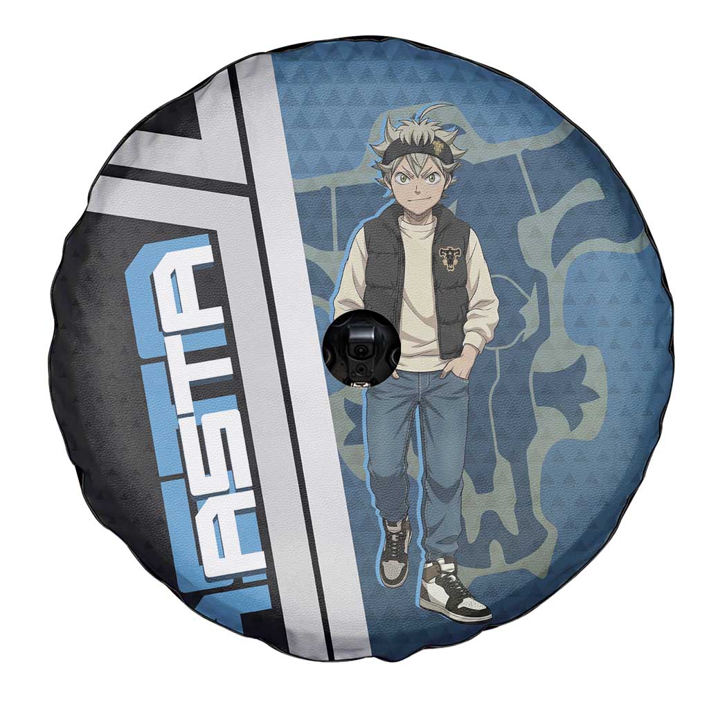 Asta from Black Clover in Modern Streetwear Spare Tire Cover Black Clover Anime Aesthetic - Asta Style