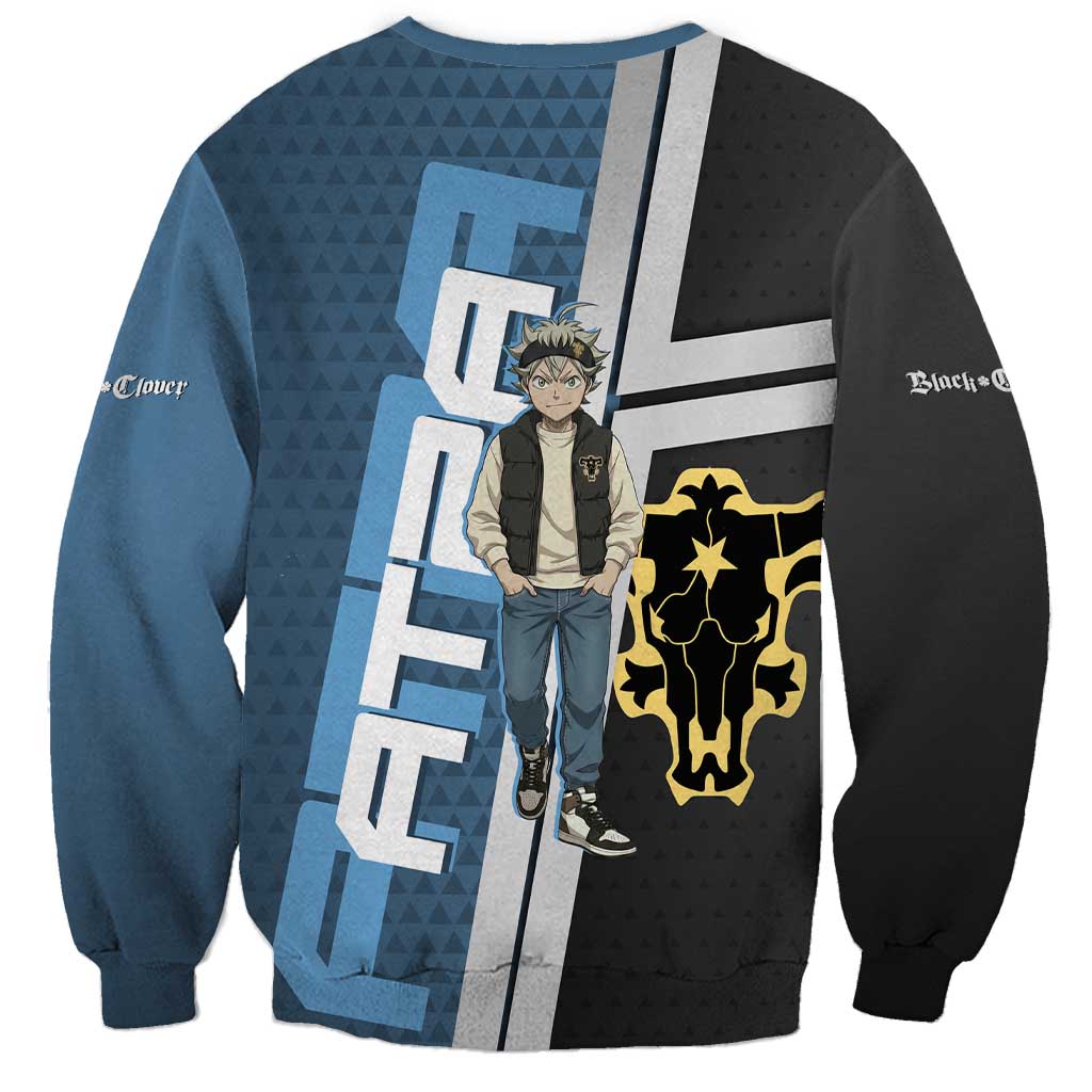Asta from Black Clover in Modern Streetwear Sweatshirt Black Clover Anime Aesthetic - Asta Style