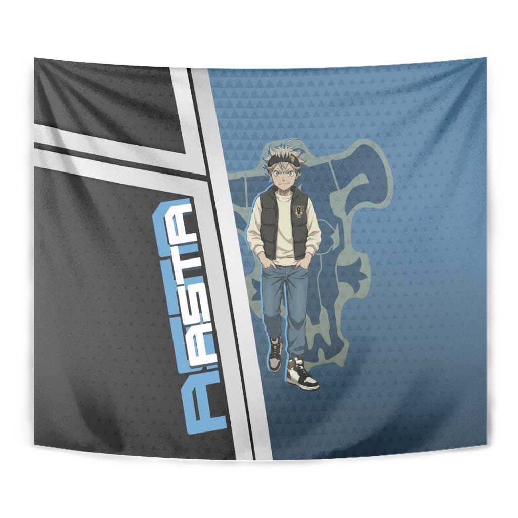 Asta from Black Clover in Modern Streetwear Tapestry Black Clover Anime Aesthetic - Asta Style