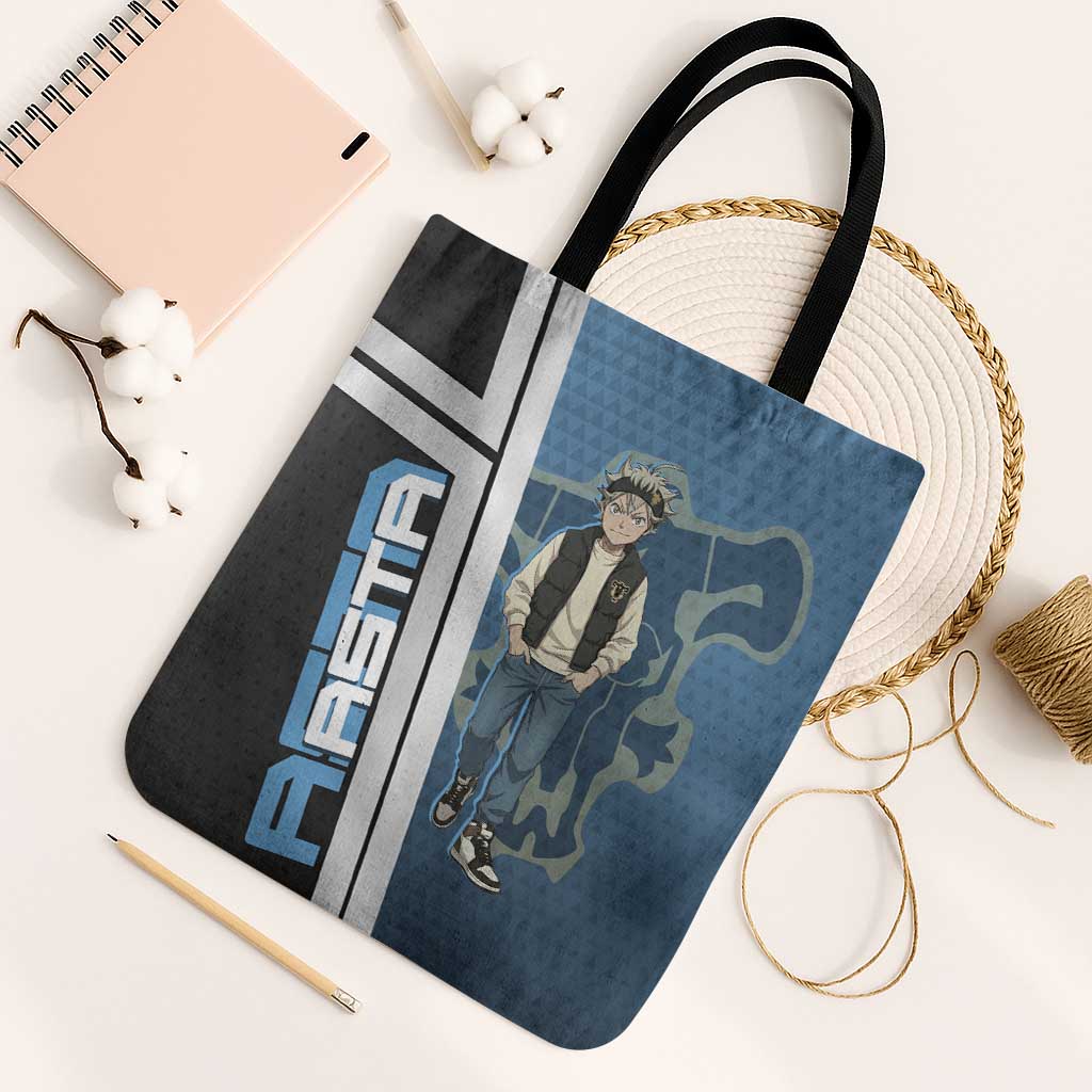 Asta from Black Clover in Modern Streetwear Tote Bag Black Clover Anime Aesthetic - Asta Style