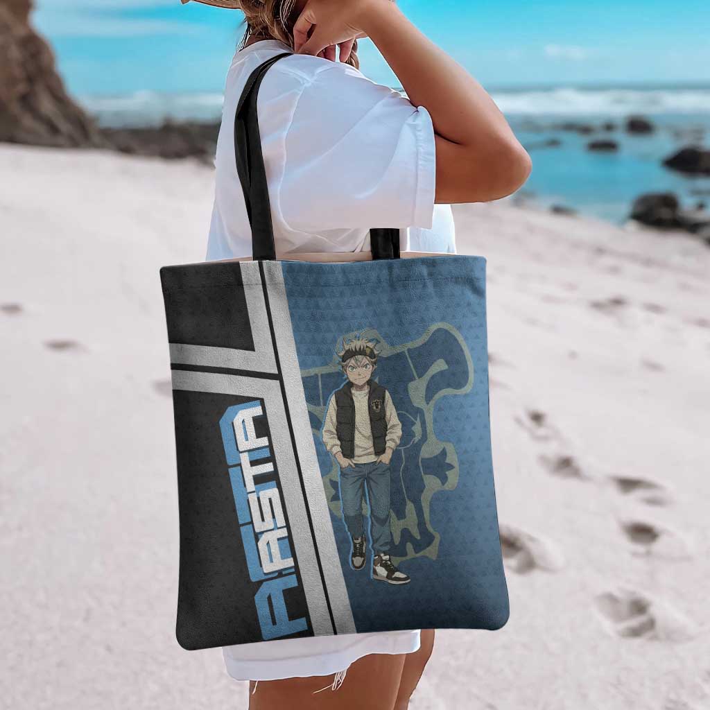 Asta from Black Clover in Modern Streetwear Tote Bag Black Clover Anime Aesthetic - Asta Style