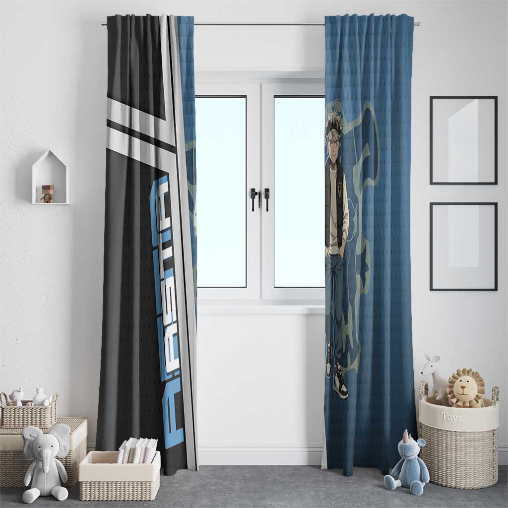 Asta from Black Clover in Modern Streetwear Window Curtain Black Clover Anime Aesthetic - Asta Style