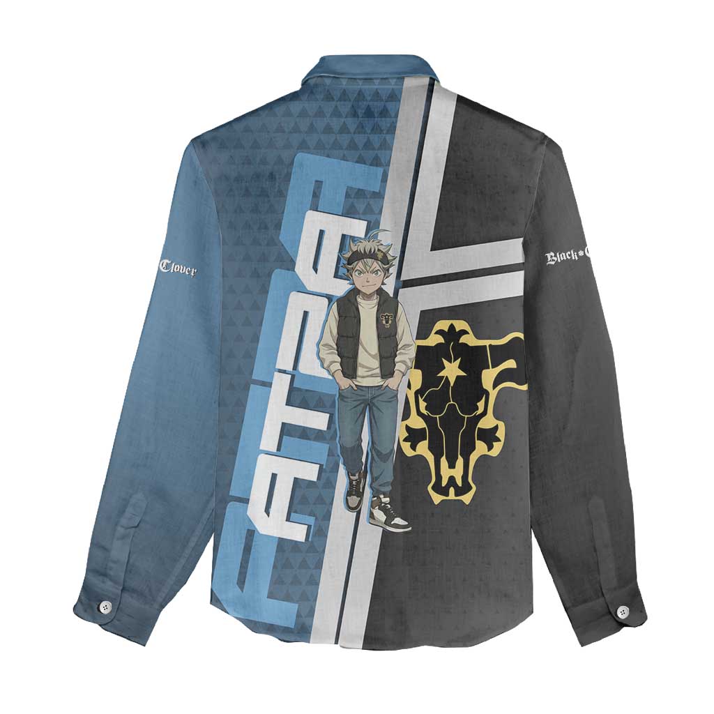 Asta from Black Clover in Modern Streetwear Women Casual Shirt Black Clover Anime Aesthetic - Asta Style