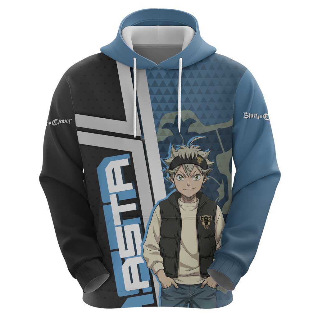 Asta from Black Clover in Modern Streetwear Zip Hoodie Black Clover Anime Aesthetic - Asta Style