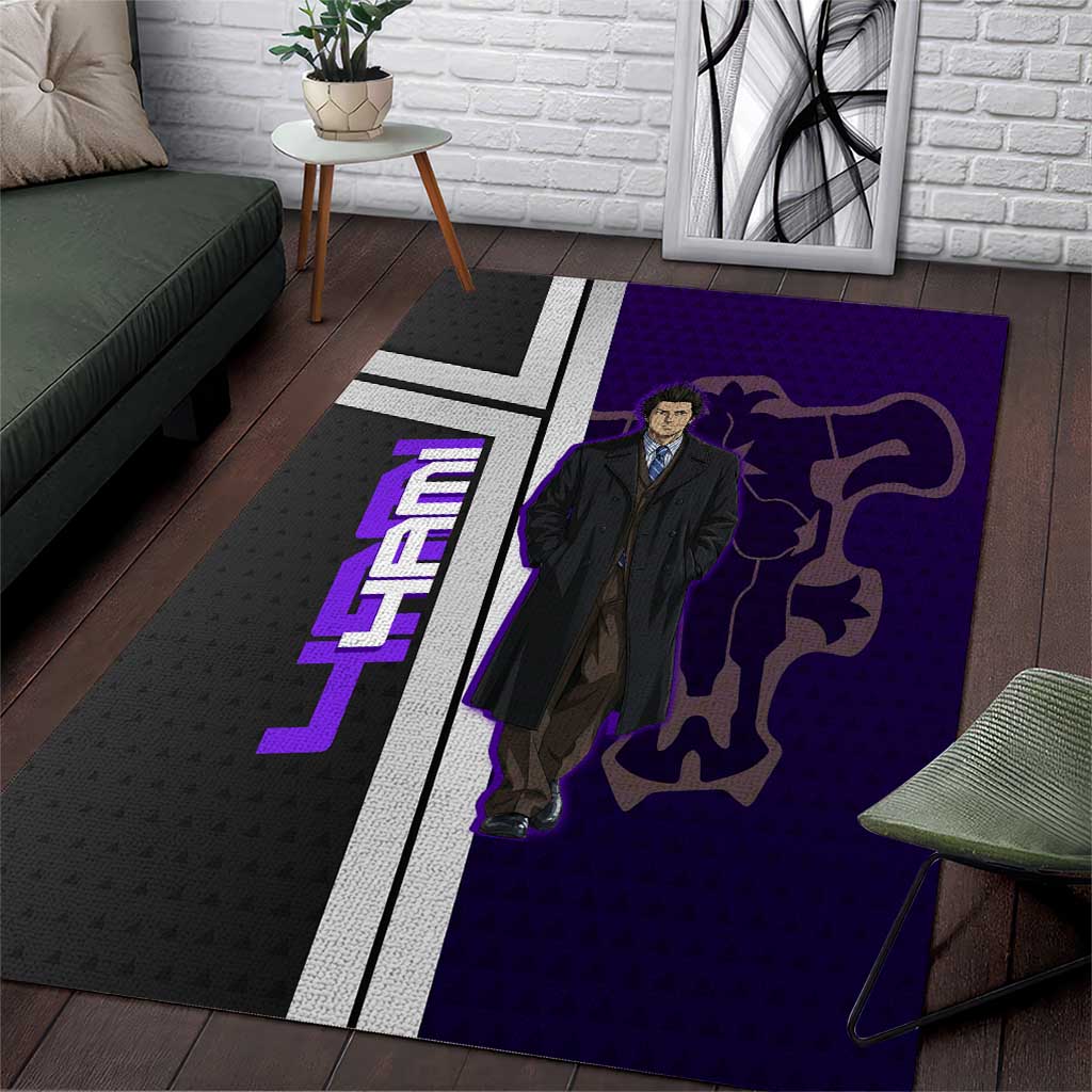 Yami Sukehiro Area Rug Dark Anime Graphic Style