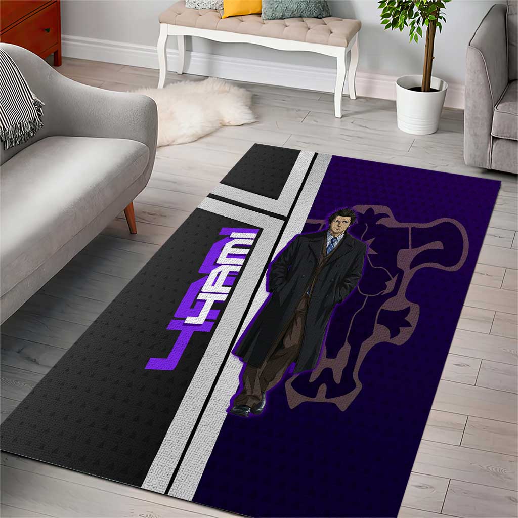 Yami Sukehiro Area Rug Dark Anime Graphic Style