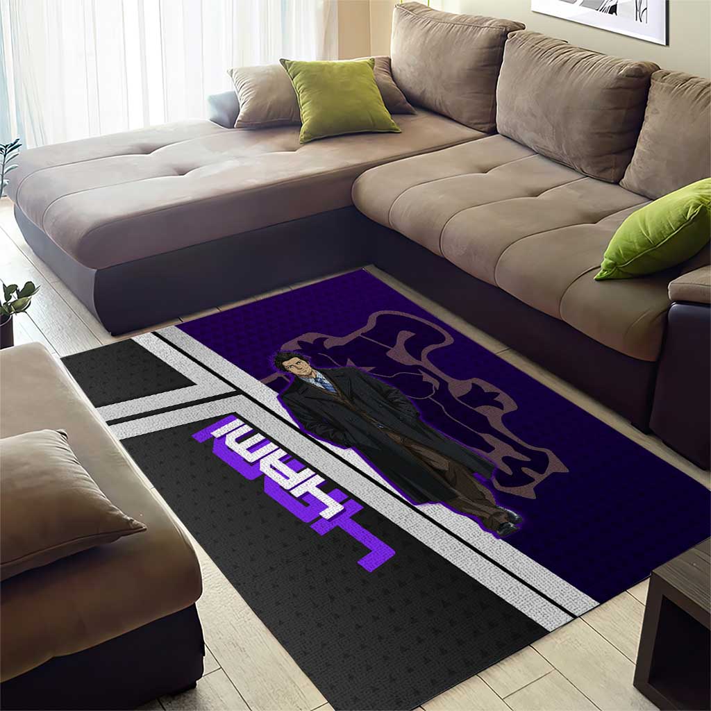 Yami Sukehiro Area Rug Dark Anime Graphic Style