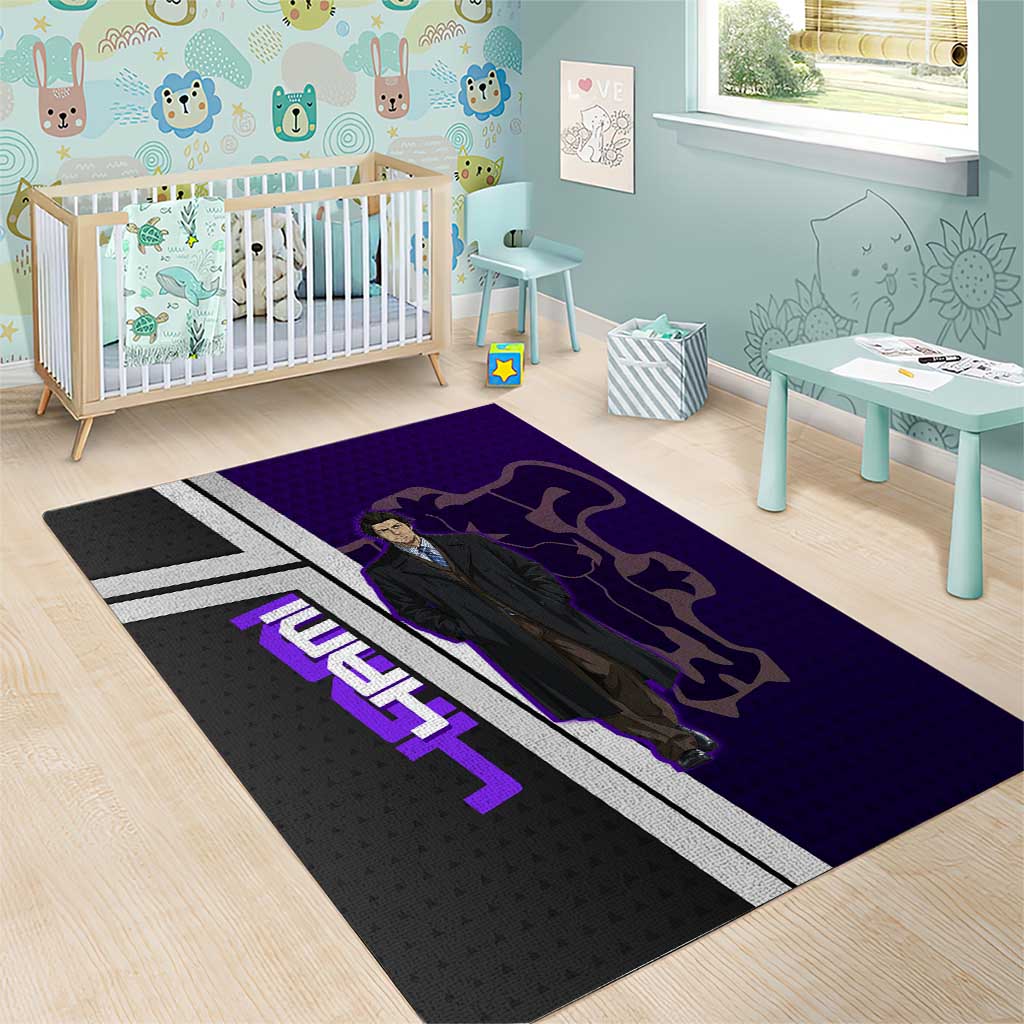 Yami Sukehiro Area Rug Dark Anime Graphic Style