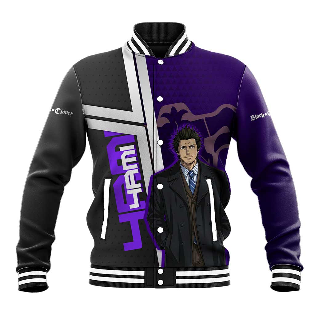 Yami Sukehiro Baseball Jacket Dark Anime Graphic Style