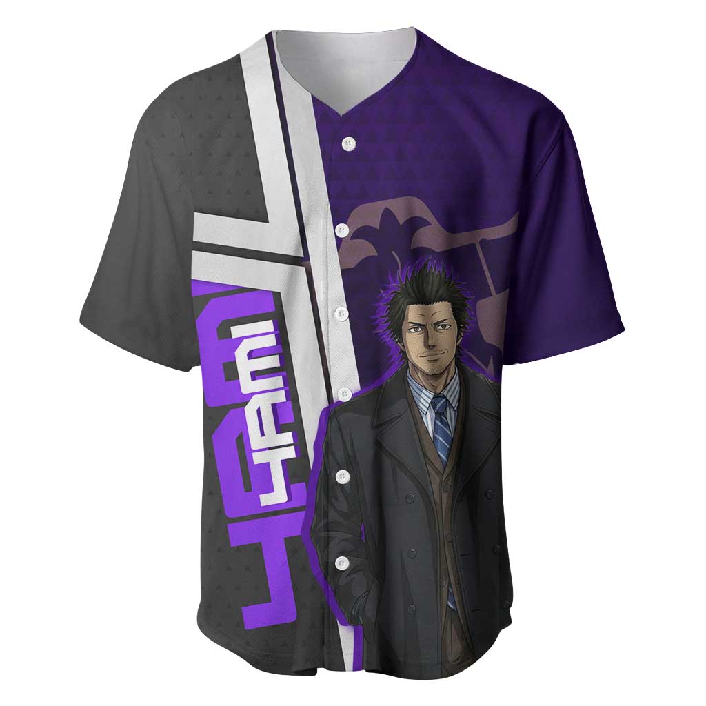 Yami Sukehiro Baseball Jersey Dark Anime Graphic Style