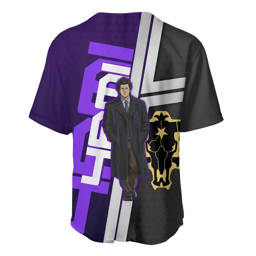 Yami Sukehiro Baseball Jersey Dark Anime Graphic Style