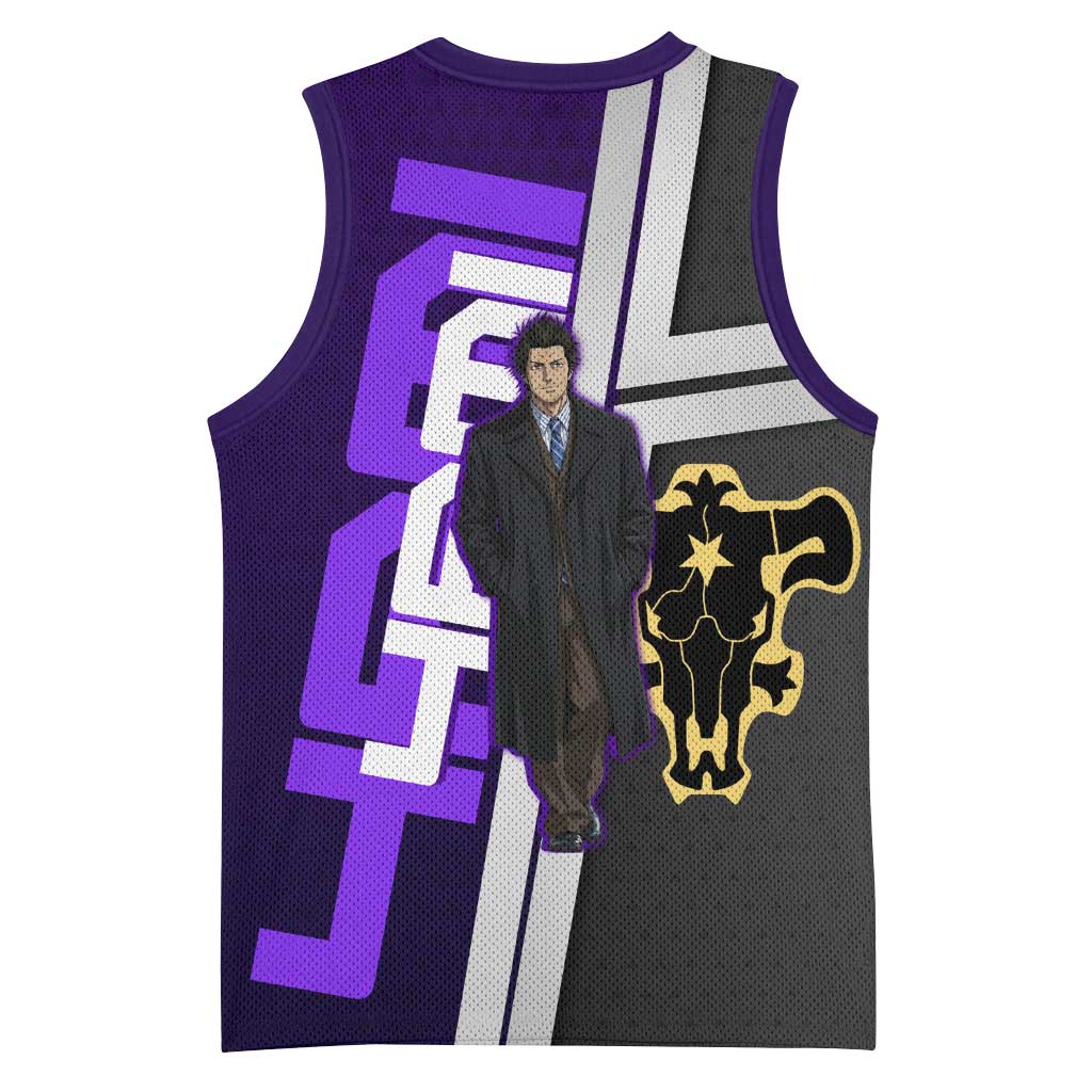 Yami Sukehiro Basketball Jersey Dark Anime Graphic Style