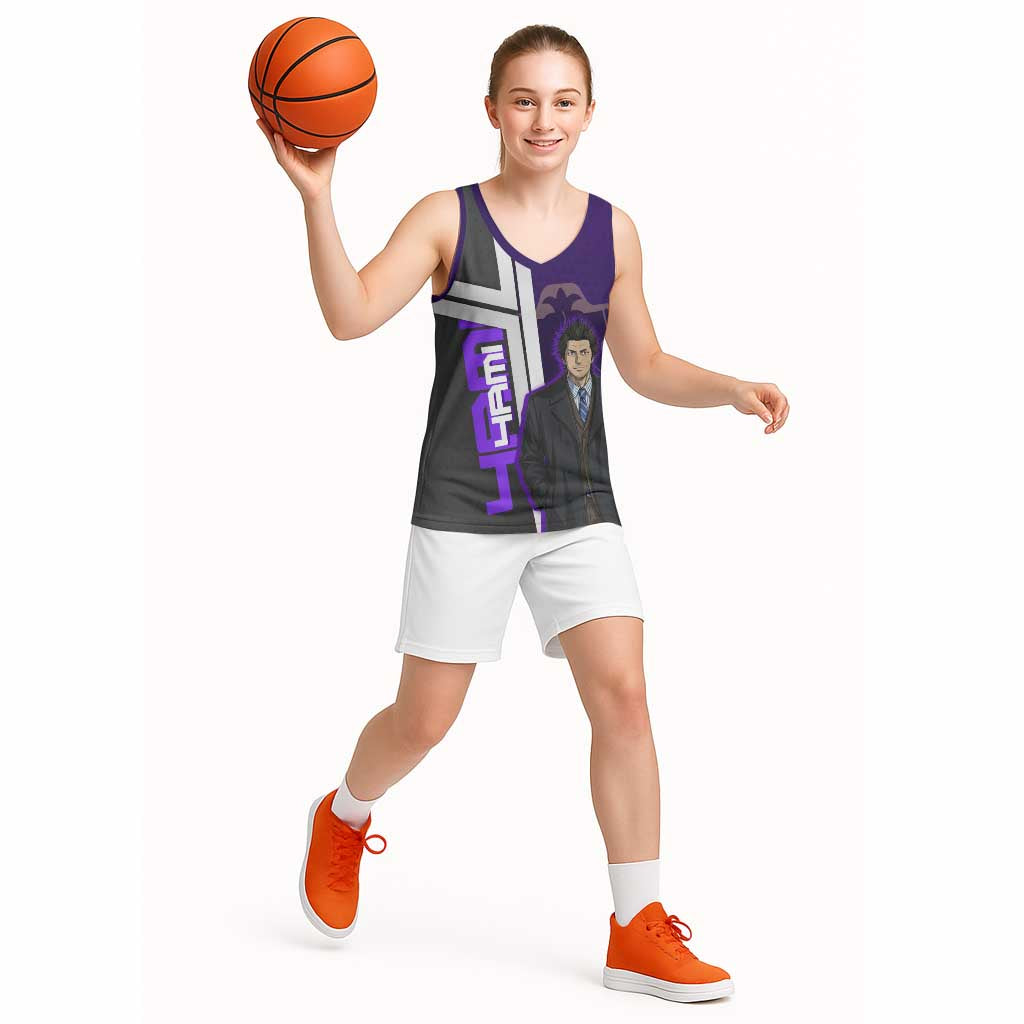 Yami Sukehiro Basketball Jersey Dark Anime Graphic Style