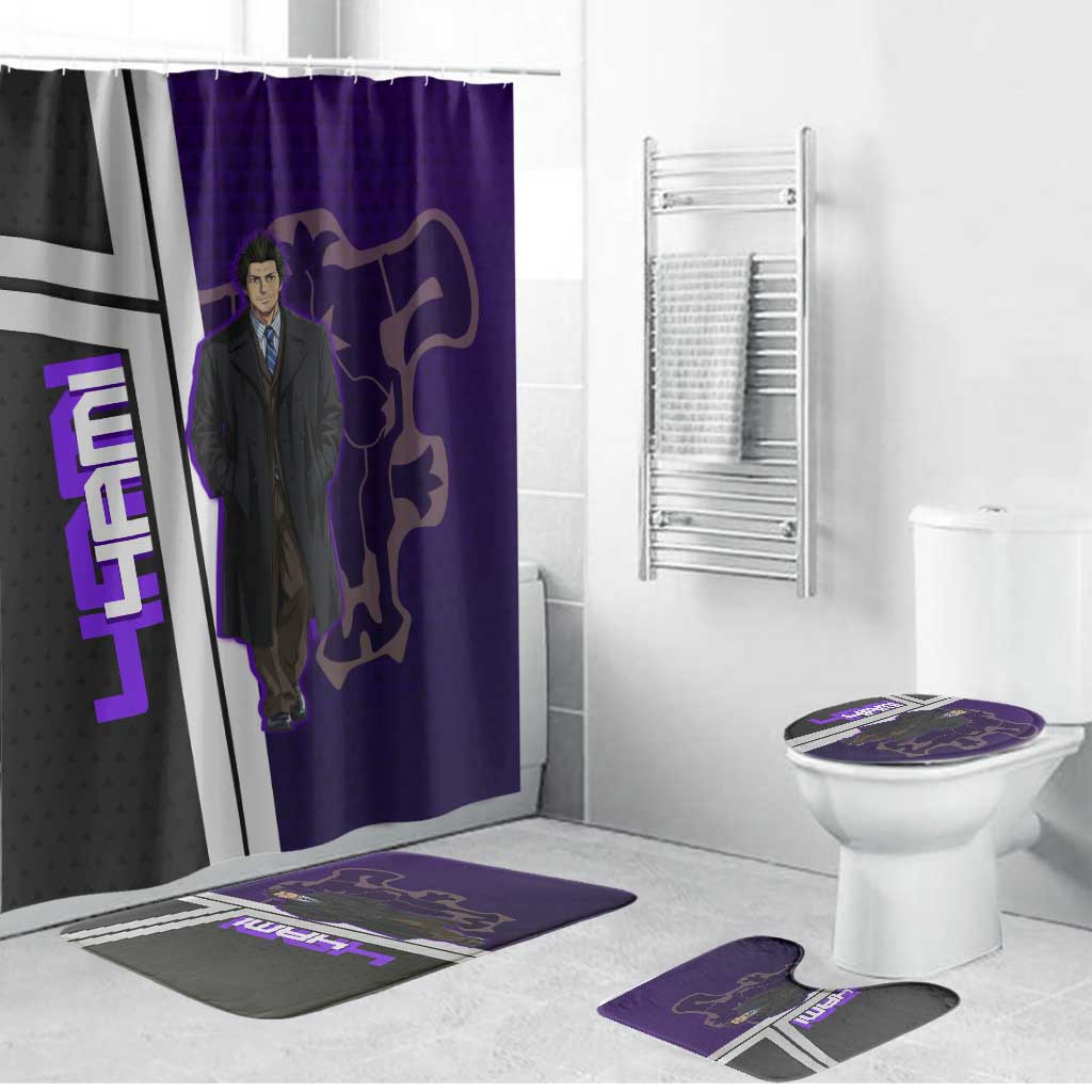 Yami Sukehiro Bathroom Set Dark Anime Graphic Style