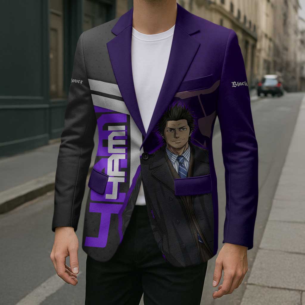 Yami Sukehiro Blazer Dark Anime Graphic Style