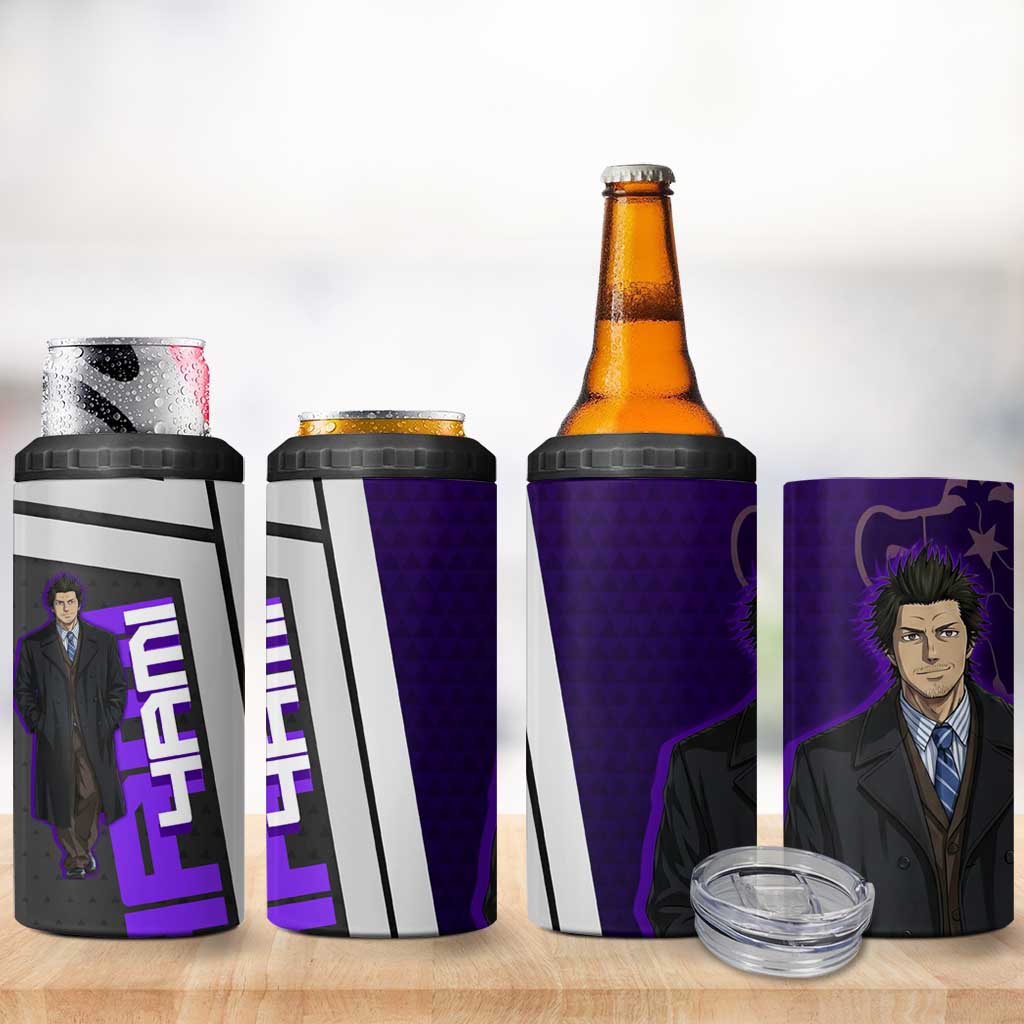 Yami Sukehiro 4 in 1 Can Cooler Tumbler Dark Anime Graphic Style