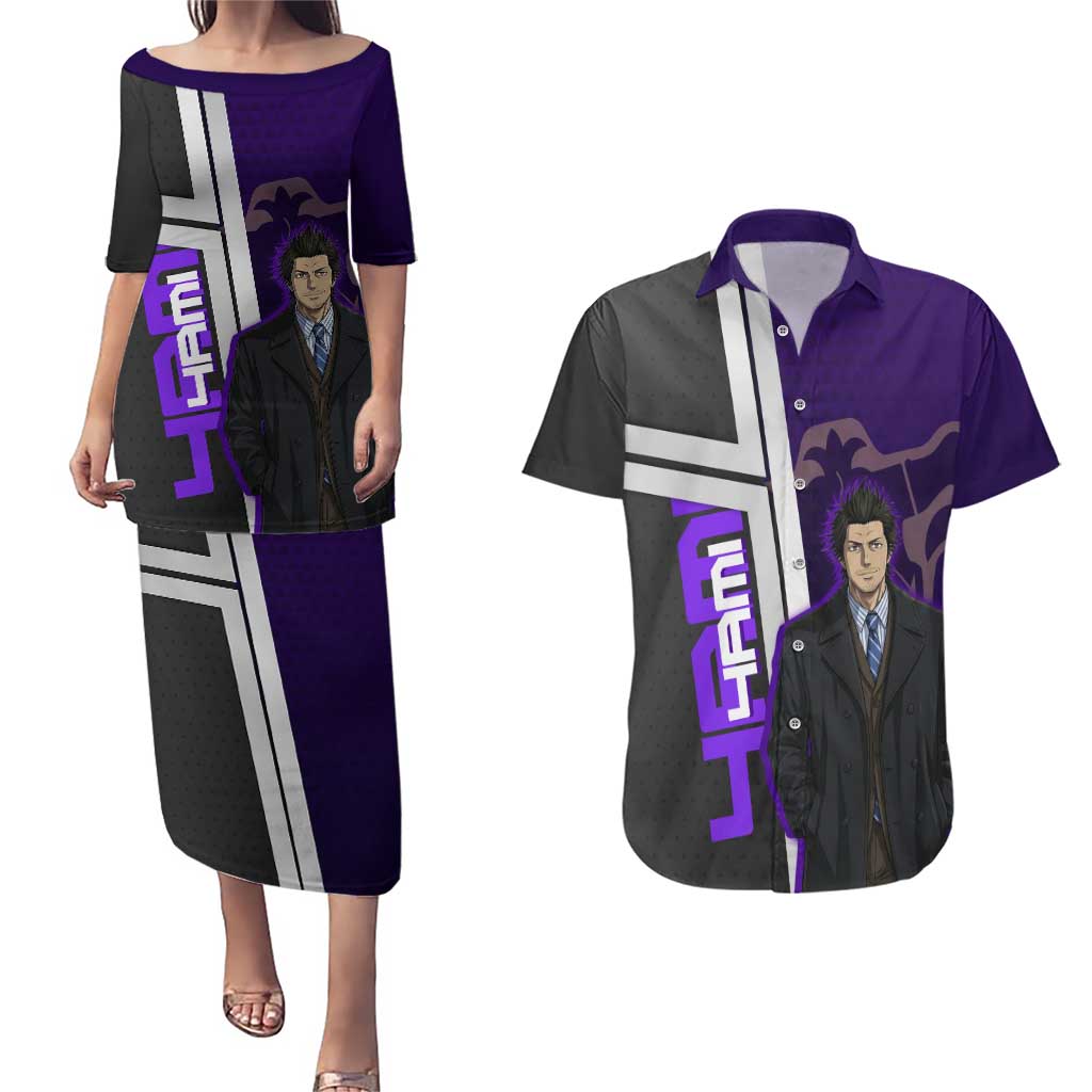 Yami Sukehiro Couples Matching Puletasi and Hawaiian Shirt Dark Anime Graphic Style