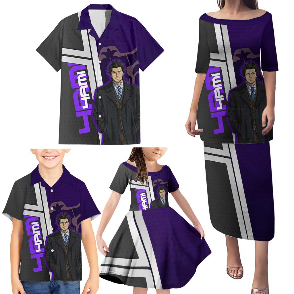 Yami Sukehiro Family Matching Puletasi and Hawaiian Shirt Dark Anime Graphic Style