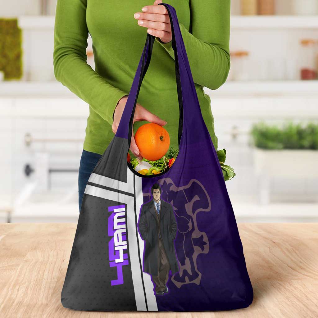 Yami Sukehiro Grocery Bag Dark Anime Graphic Style