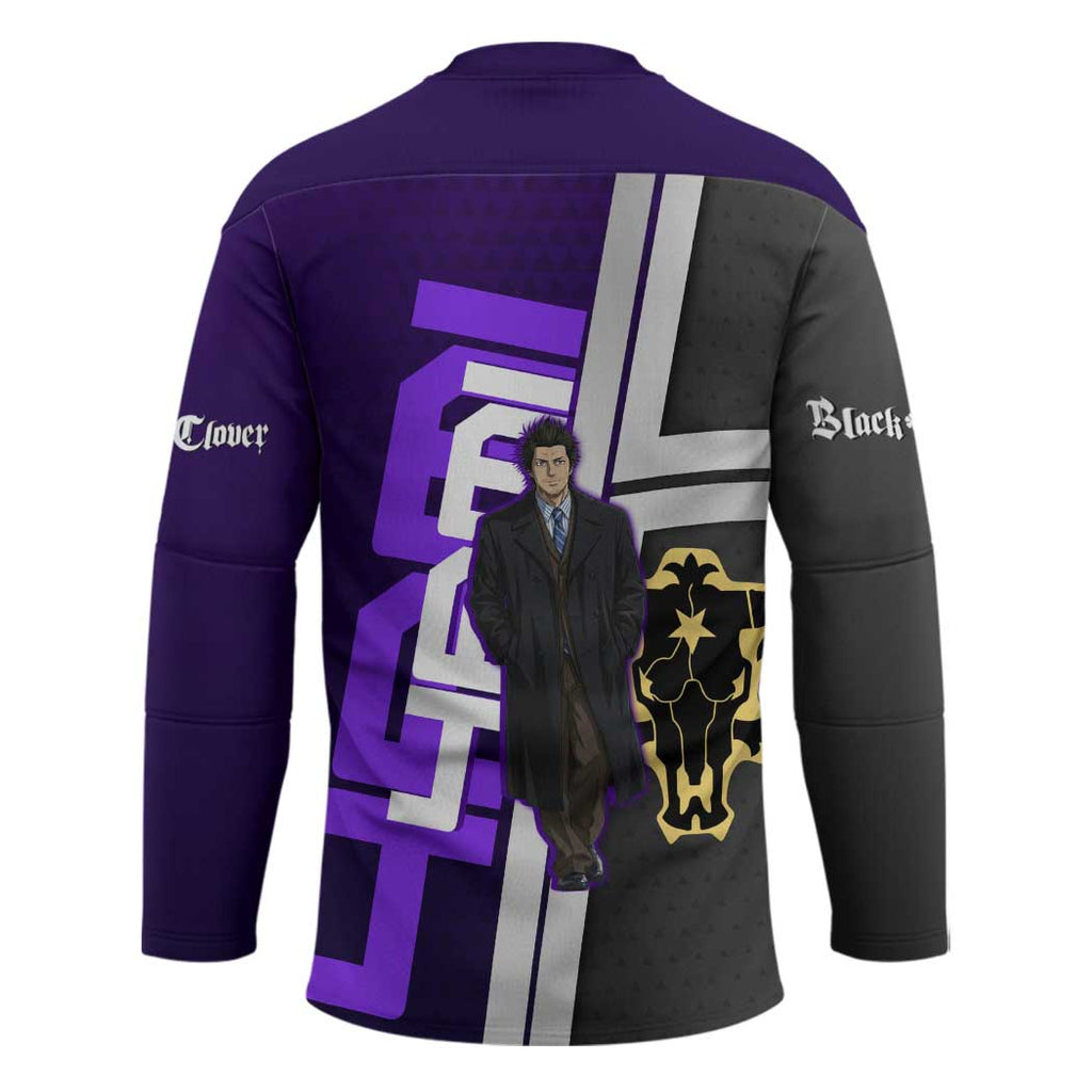 Yami Sukehiro Hockey Jersey Dark Anime Graphic Style